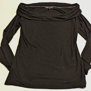 White House Black market off the shoulder long sleeve top